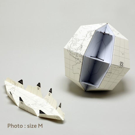 Blank Paper Globe Assembling Kit / Marumo Printing Stationery - bungu