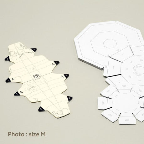 Blank Paper Globe Assembling Kit / Marumo Printing Stationery - bungu
