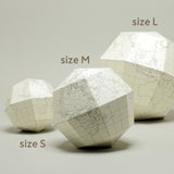 Blank Paper Globe Assembling Kit / Marumo Printing Stationery - bungu