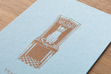 Art Touch Tamane Iwata Letterpress Postcard / TOUCH & FLOW