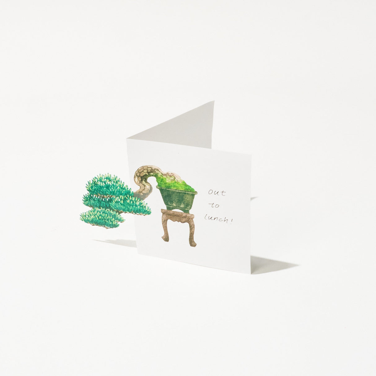 Bonsai Die - Cut Memo Pad / Marumo Printing Stationery - bungu