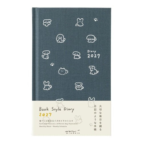 Book Style Diary 2027 / MIDORI - bungu