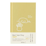 Book Style Diary 2027 / MIDORI - bungu