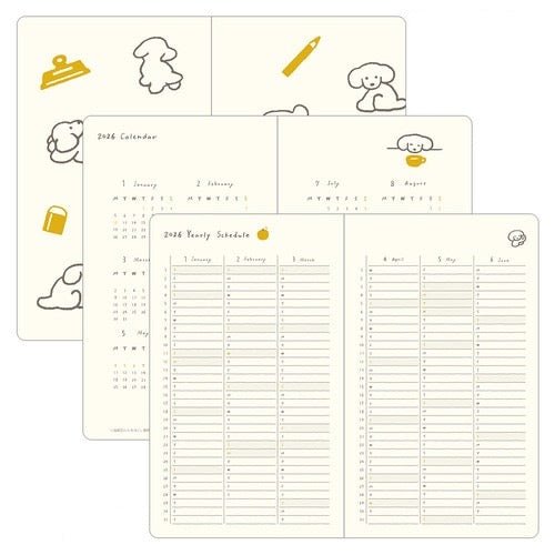 Book Style Diary Planner 2026 / Midori DESIGNPHIL - bungu