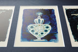 [Limited] Art Touch Kanae Kouno A3 Art Poster with Teak Frame / TOUCH & FLOW