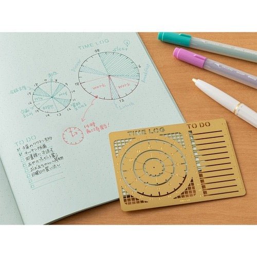 Brass Diary Template / Midori - bungu