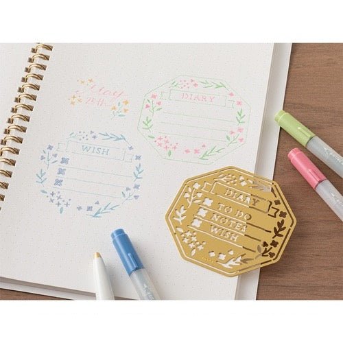 Brass Motif Template / Midori DESIGNPHIL - bungu