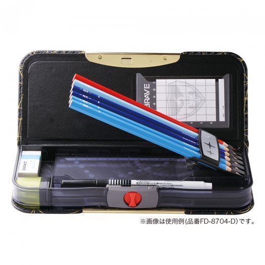 Brave Al-lock Pencil Case Double-Sided Slim Polygon / Sonic - bungu