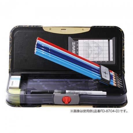 Brave Al-lock Pencil Case Double-Sided Slim Polygon / Sonic - bungu
