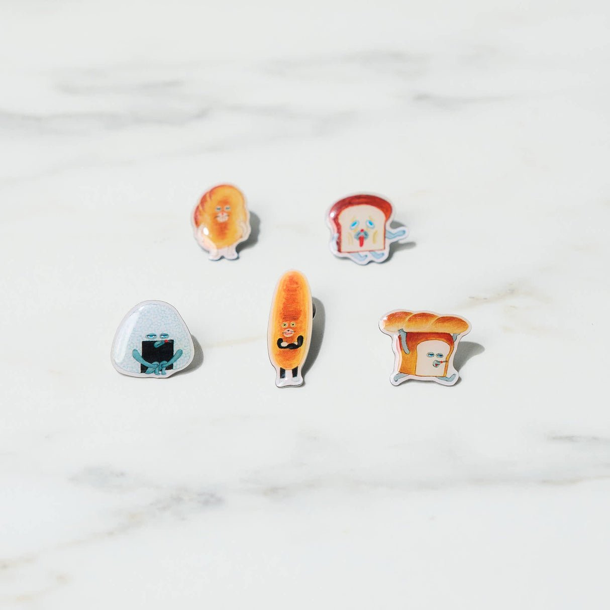 Bread Thief Pin Badge Gacha Capsule - bungu