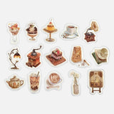 BGM Foil Stamping "Kissa A La Mode" Flake Stickers / Background Music