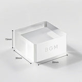 BT-AB005 Acrylic Block Cube for Clear Stamps / BGM - bungu
