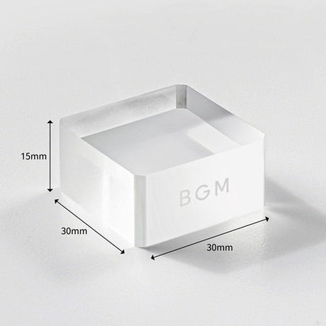 BT-AB005 Acrylic Block Cube for Clear Stamps / BGM - bungu