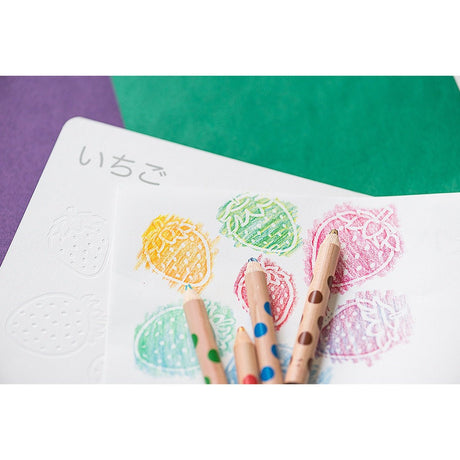 Bumpy Coloring Book Fruits Edition / KOKUYO - bungu