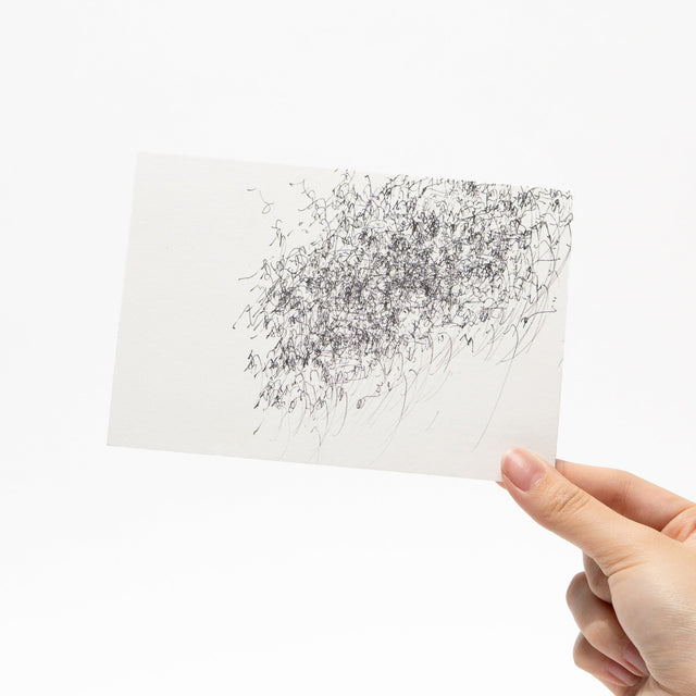 "Bundle of Words / ありがとう" Washi Postcard by Moeko Maeda / Bungu - bungu