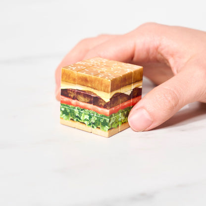 Burger Puzzle Cube Gacha Capsule - bungu