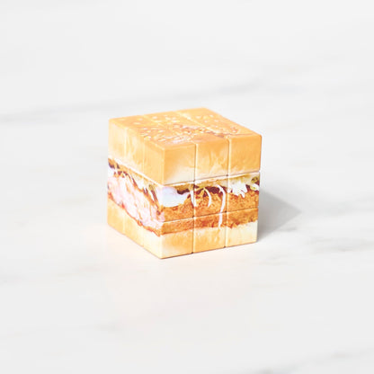 Burger Puzzle Cube Gacha Capsule - bungu