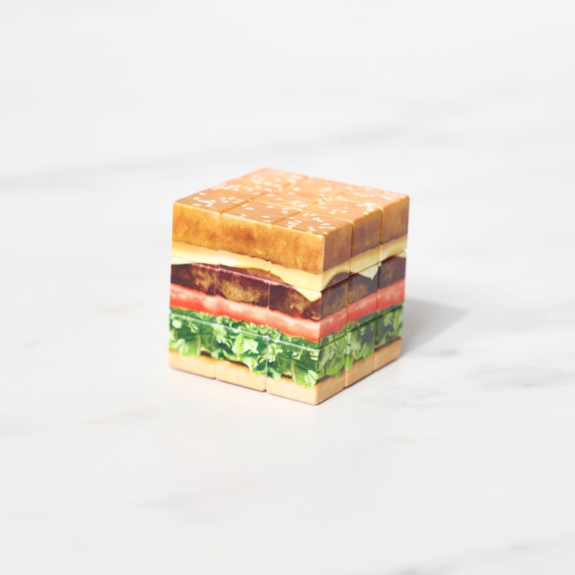 Burger Puzzle Cube Gacha Capsule - bungu