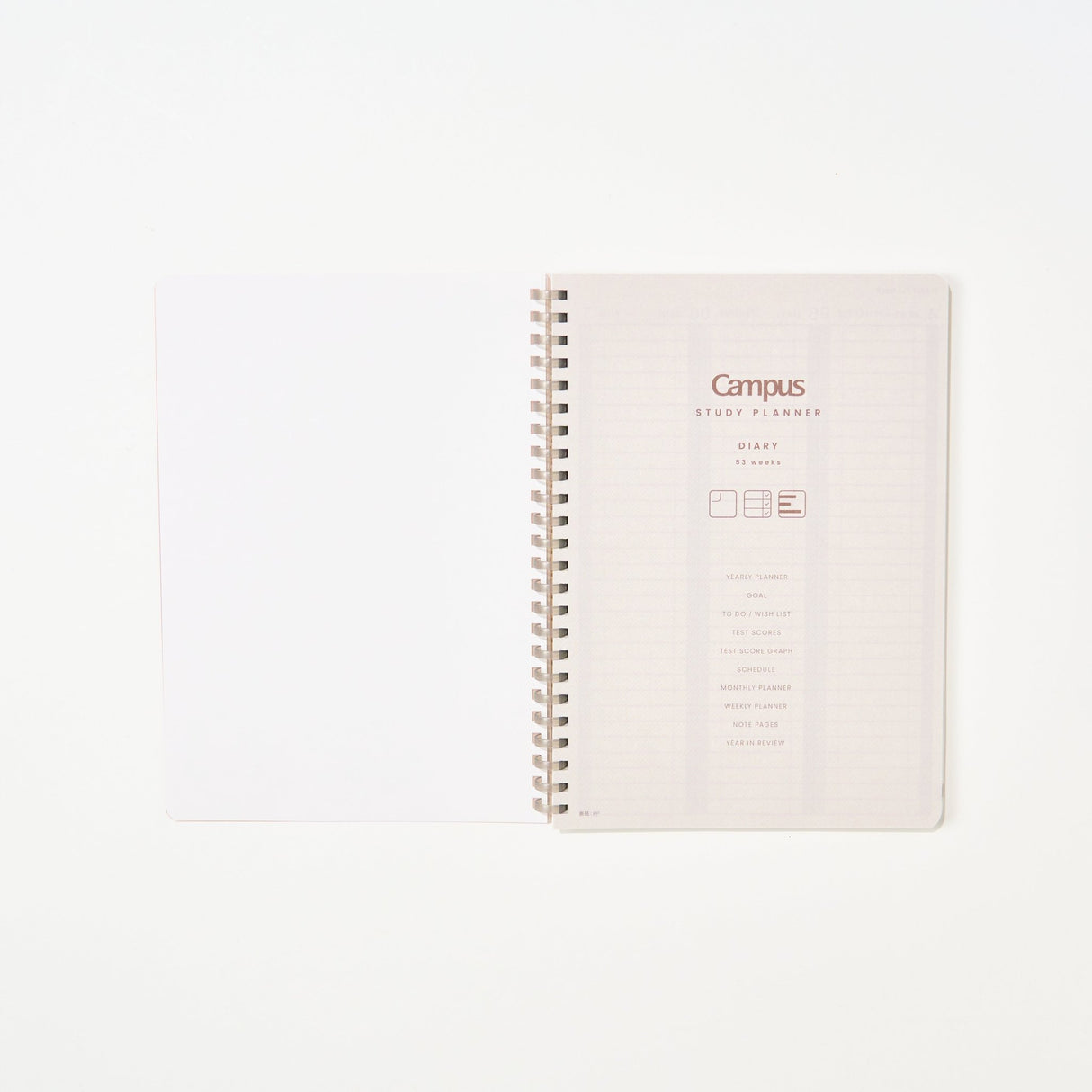 Campus Yearly Study Planner A5 / KOKUYO - bungu