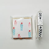 Candle Wood Stamp Set of 3 / Morita Inbou - bungu