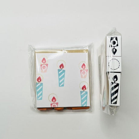 Candle Wood Stamp Set of 3 / Morita Inbou - bungu