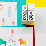 Candle Wood Stamp Set of 3 / Morita Inbou - bungu