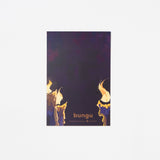 "Candylit" Washi Postcard by Comoro / Bungu - bungu
