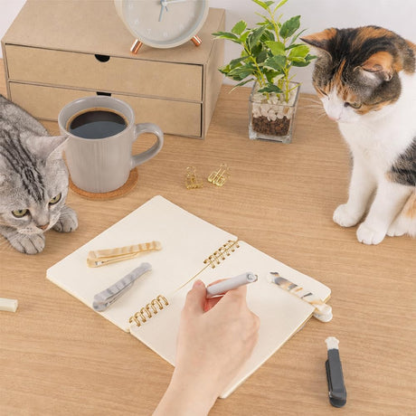 Cat PATAP Bookmark Clip / Nakabayashi - bungu