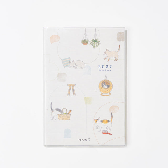 Cat Pocket Diary 2027 / MIDORI - bungu
