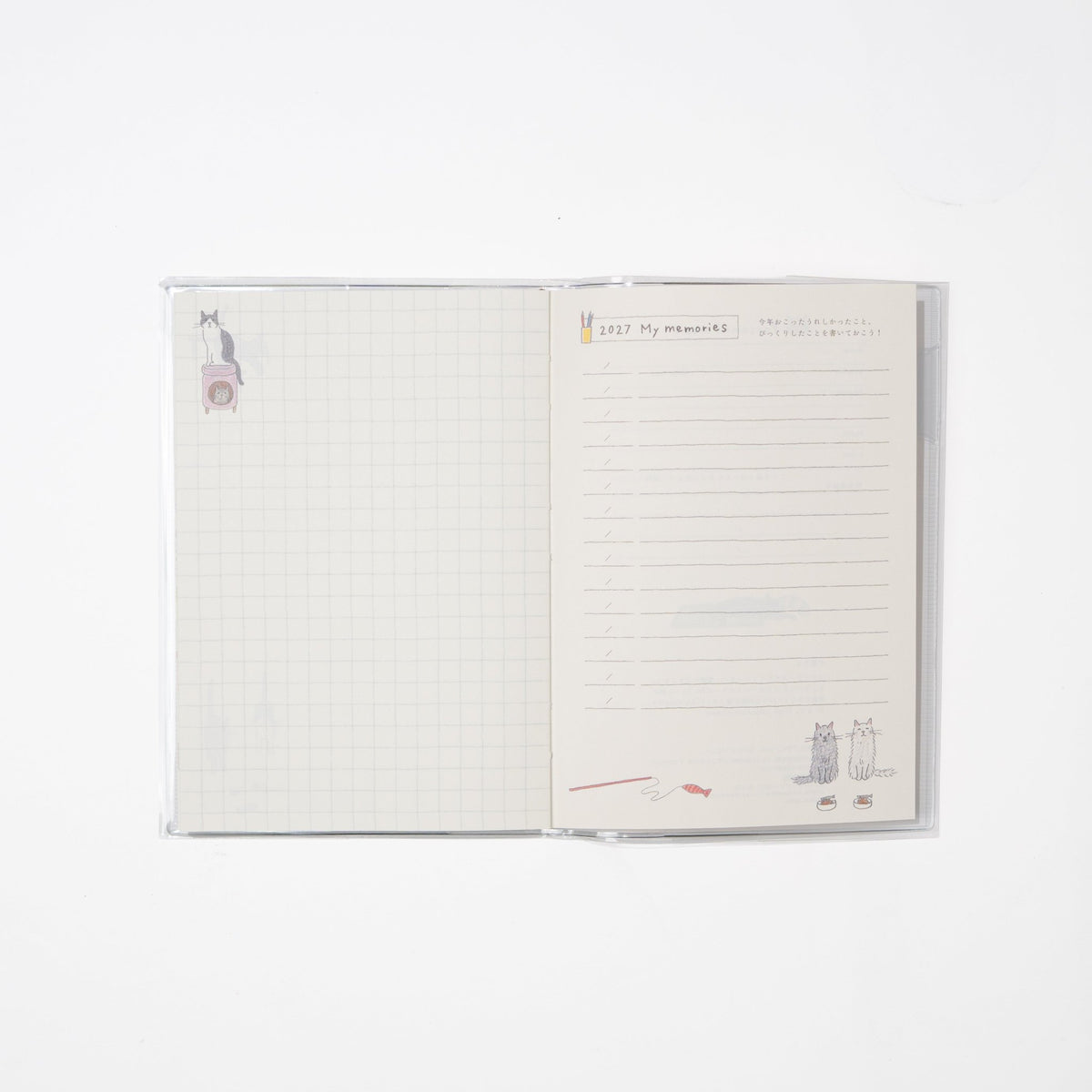 Cat Pocket Diary 2027 / MIDORI - bungu