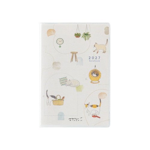 Cat Pocket Diary 2027 / MIDORI - bungu