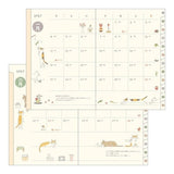 Cat Pocket Diary 2027 / MIDORI - bungu