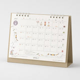 Cat Ring Desk Calendar 2027 / MIDORI - bungu