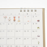Cat Ring Desk Calendar 2027 / MIDORI - bungu