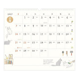 Cat Wall Calendar 2027 / MIDORI - bungu