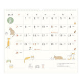 Cat Wall Calendar 2027 / MIDORI - bungu