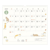 Cat Wall Calendar 2027 / MIDORI