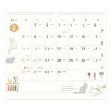 Cat Wall Calendar 2027 / MIDORI