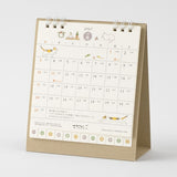 Cat Ring Desk Calendar 2027 / MIDORI