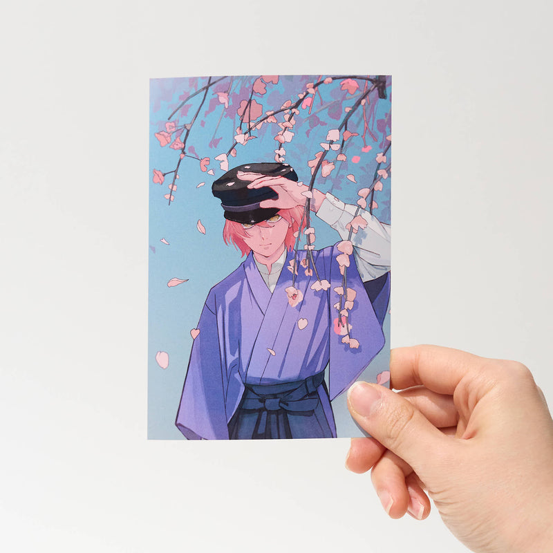 "Cherry Blossom Memories" Postcard by Shingo / bungu - bungu