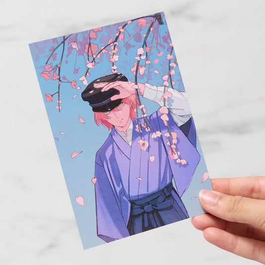 "Cherry Blossom Memories" Postcard by Shingo / bungu - bungu