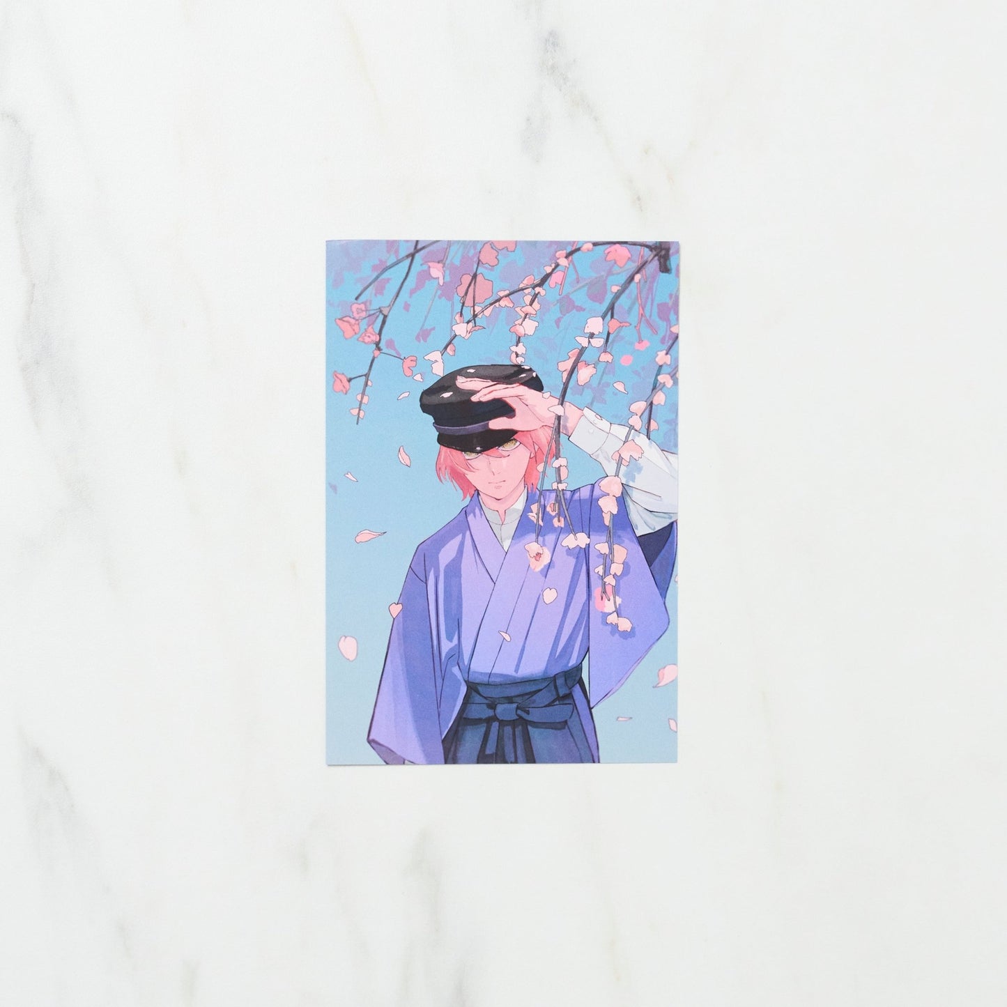 "Cherry Blossom Memories" Postcard by Shingo / bungu - bungu