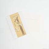Cherry Blossoms and Small Birds Greeting Card / Benrido - bungu