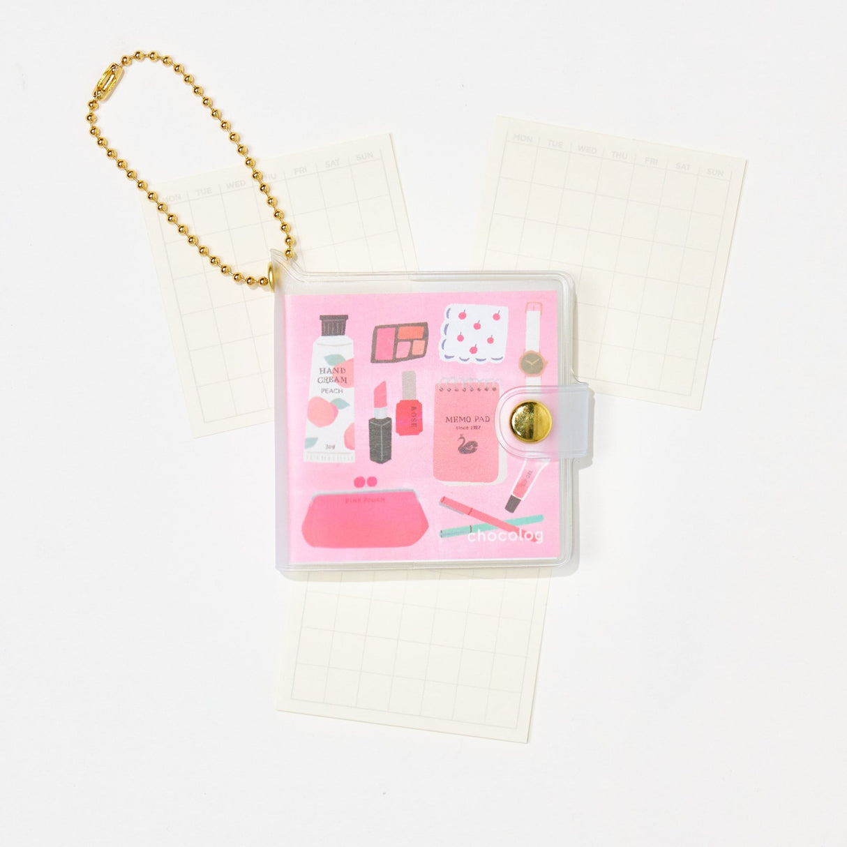 chocolog Keychain Mini Notebook / Furukawashiko - bungu