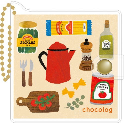 chocolog Keychain Mini Notebook / Furukawashiko - bungu