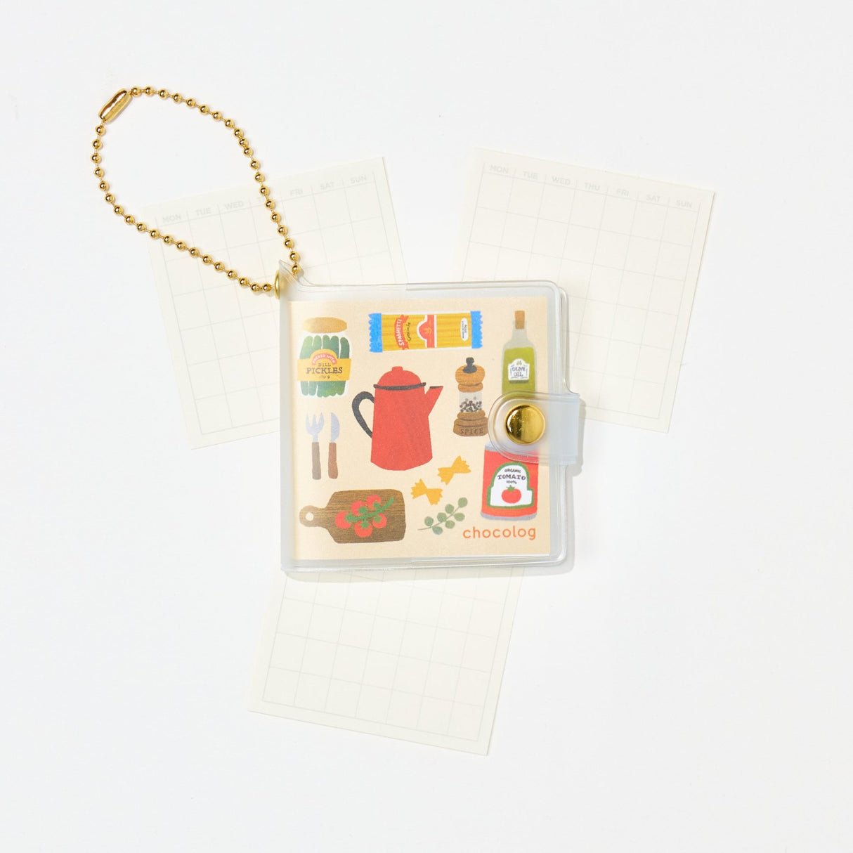 chocolog Keychain Mini Notebook / Furukawashiko - bungu