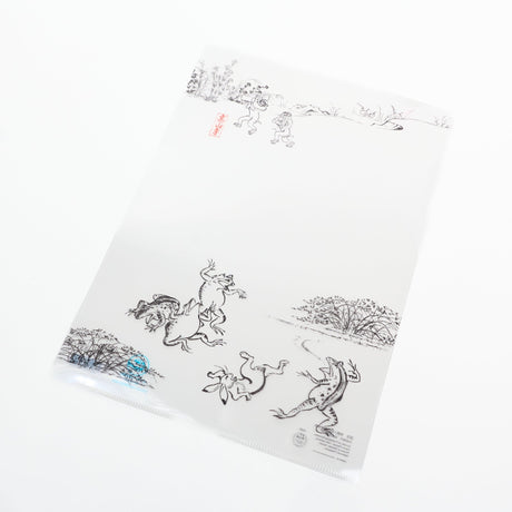 Choju Jinbutsu Giga A4 Clear File / Benrido - bungu