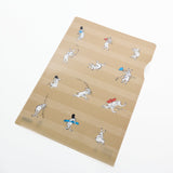 Choju Jinbutsu Giga A4 Clear File / Benrido - bungu