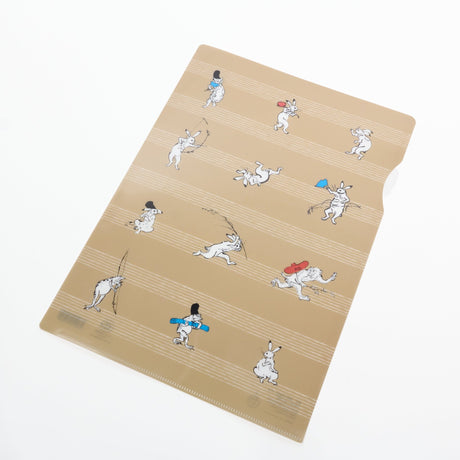 Choju Jinbutsu Giga A4 Clear File / Benrido - bungu