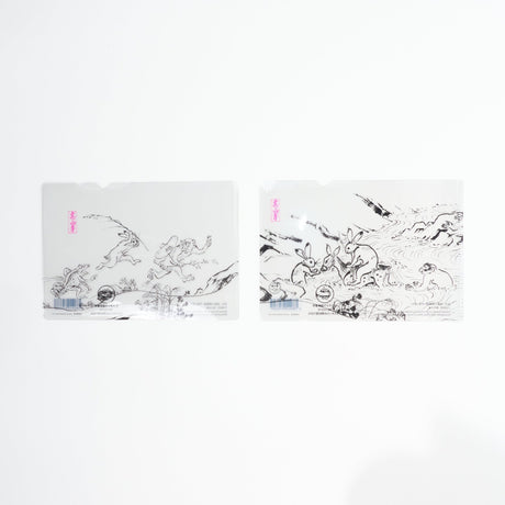 Choju Jinbutsu Giga Mini Clear File / Benrido - bungu